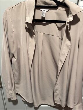 H&M Light Blush Tailored Shirt
